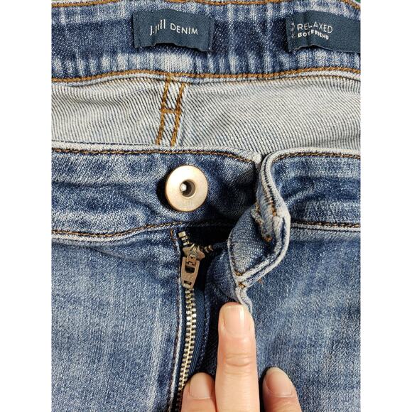 JJill Jeans Size 22 Womens Blue Pants Stretch Mid Rise Ladies Relaxed Boyfriend - Picture 5 of 12